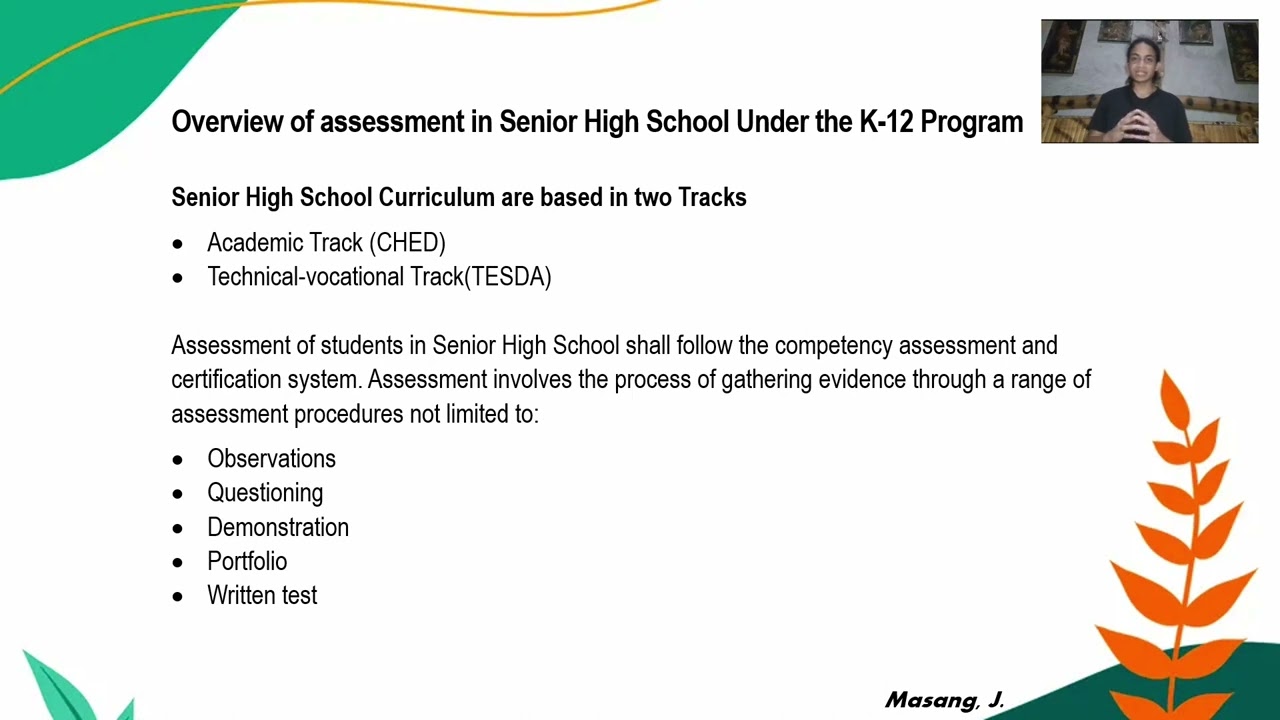 Assessment of Learnings in Technology and Livelihood Education
