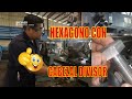 💥Como elaborar un Hexágono en la maquina fresadora con cabezal divisor💓👌#tech #tecnología🚀🔌