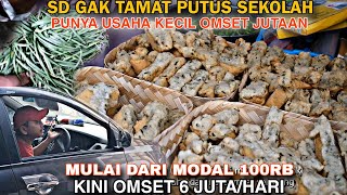 USAHA GEROBAK KECIL PINGGIR JALAN OMSET 6 JUTA/HARI, BANYAK YANG REMEHIN TAU HASILNYA MELONGO