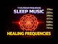 Solfeggio Frequencies for Deep Sleep 🌙 Fall Asleep Fast | Black Screen Healing Music 432Hz / 528Hz