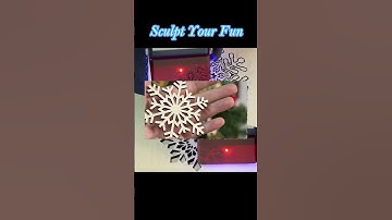 Collections of the DIY Wood Working Projects Christmas Decorations #lasercutter #shorts #sculpfun