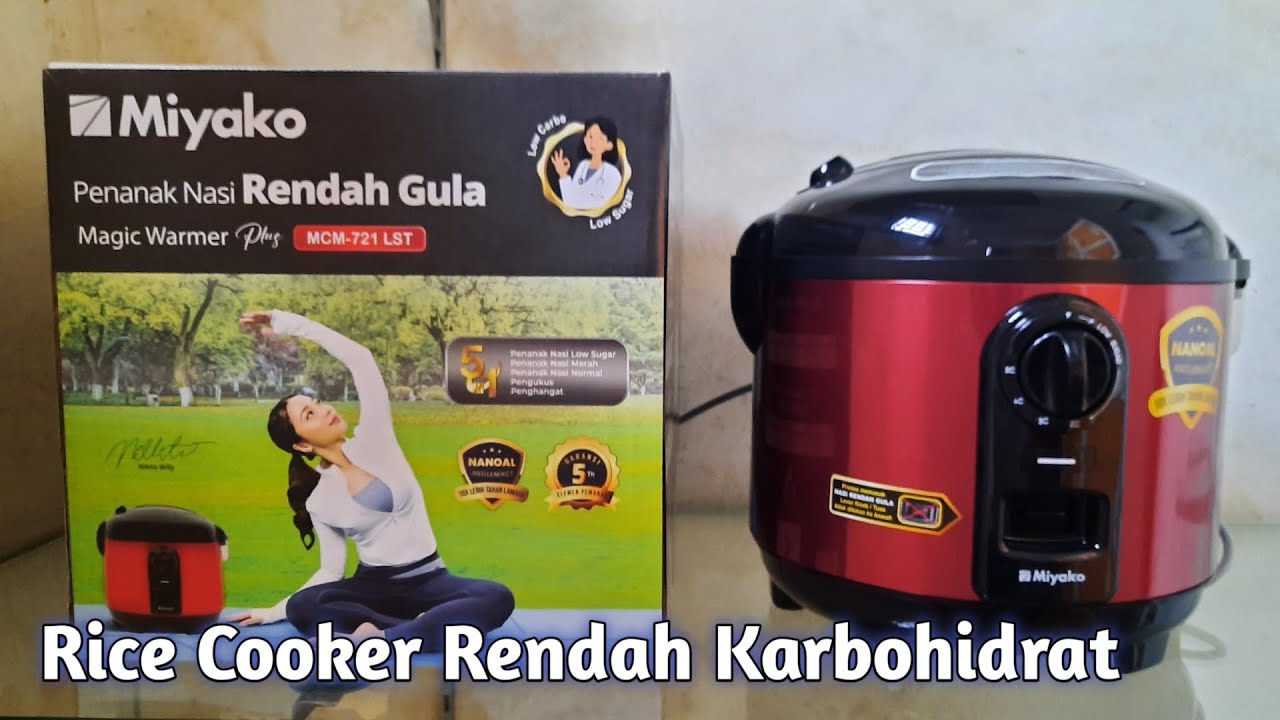 Review Rice Cooker Miyako MCM-721 LST: Solusi Nasi Rendah Karbohidrat