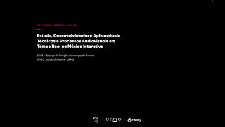 Música, Imagem e Tempo Real — Pesquisa CNPq 408678/2021-6 | ECrIS · UFMG