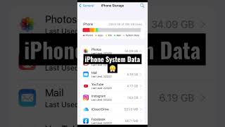 Need Help! | How to clear this iPhone System Data? | #iphone #ios #help screenshot 1
