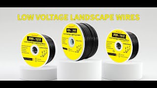 Firmerst Low Voltage Outdoor Lighting Wire