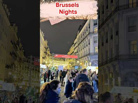 The Heartbeat of Brussels at Night ❤️🇧🇪#shorts