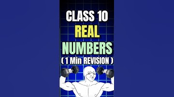 Real numbers class 10 | ONE MINUTE REVISION | #shorts #short