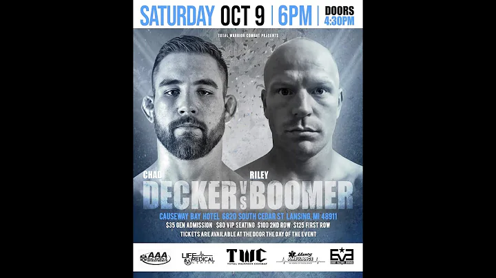 TWC Oct 9 21 RILEY BOOMER VS CHAD DECKER Fight 8