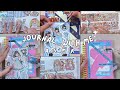 ASMR Kawaii Stickers Journal with me | Journaling Compilation ✨