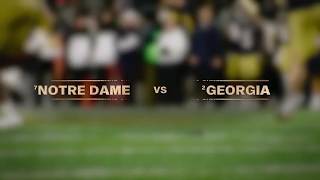 #2 Georgia vs #7 Notre Dame 2024 Sugar Bowl CFP Quarter-Final | Full Game 720p60fps