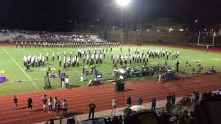 Westview GOLD Halftime Show at Football Game Sept 15 2017