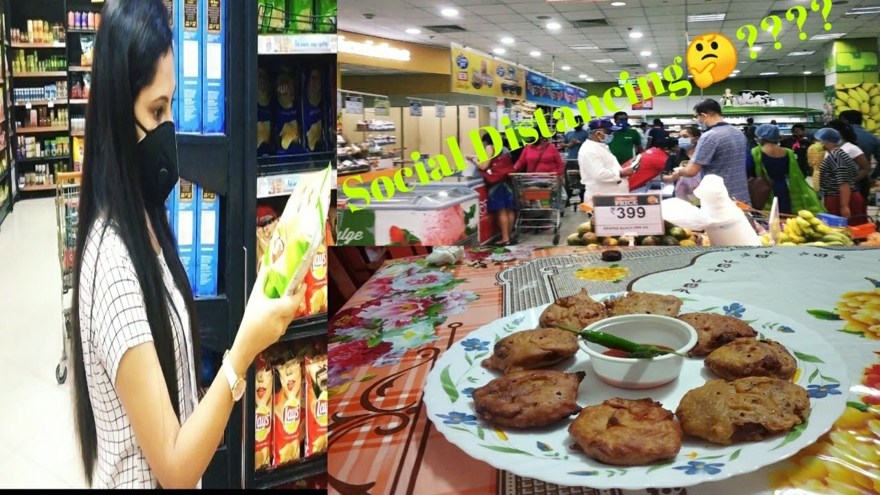 Post Lockdown Grocery Shopping@Spencers|| Alur Chop Recipe|| Covid-19 Impact|| Social Distancing???