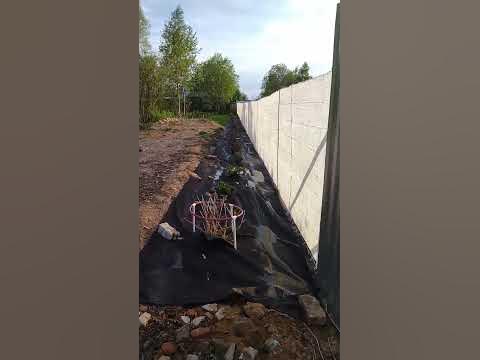 газон и геотекстиль - YouTube