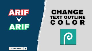 How to Change Text Outline Color in Photopea Software screenshot 5