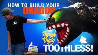 We built a Life Size TOOTHLESS! Complete BUILD Process!