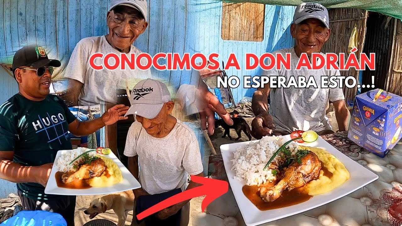 Su casa es el mar… vive solo y decidimos cocinarle un almuerzo