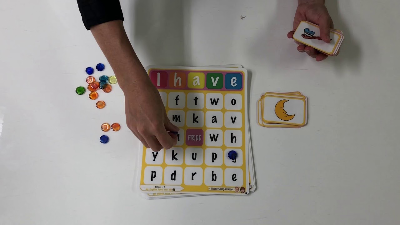 How to Play: ABC Phonics Game Bingo A - YouTube