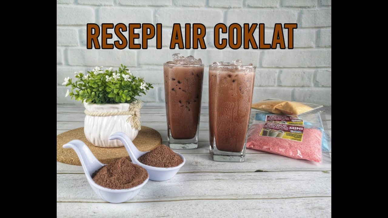 Resepi Air Coklat Viral. - YouTube