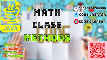 Methods Of The Math Class In Java | #javaprogramming #codecreatorskr
