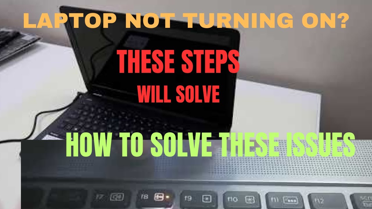 How to FIX hp Laptop Won't turn ON - YouTube