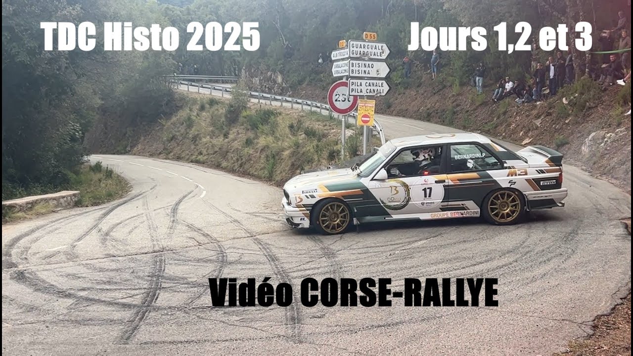 Tour de Corse Historique VHC 2025 - Jours 1, 2 et 3