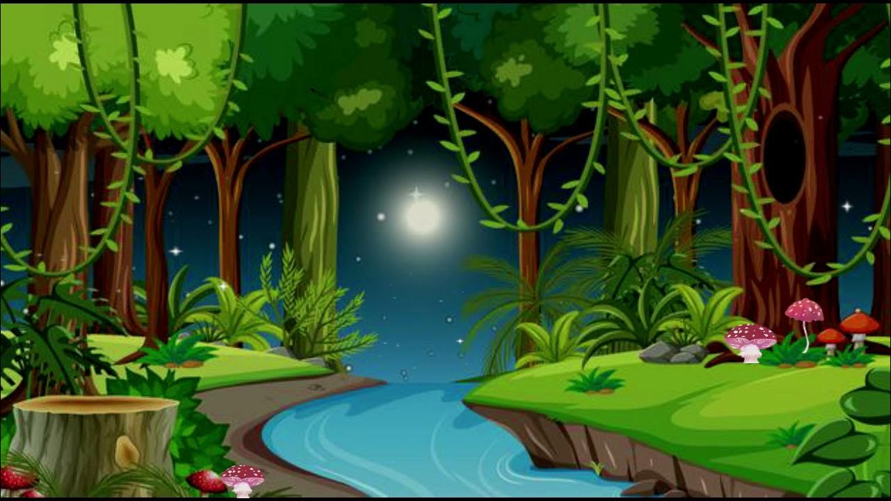 Free Download Animated Jungle Background | Cartoon Background Loop |  Animated Nature Background - YouTube