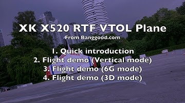 XK X520 RTF VTOL Plane✈️ - Review
