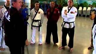Hapkido Cane Drill taught by Grand Master Richard Hackworth
