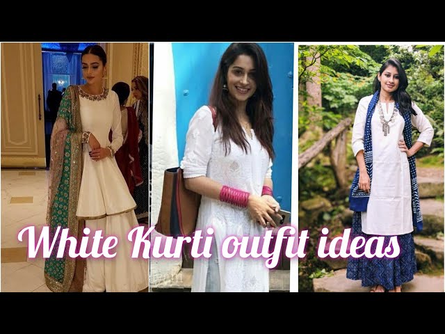 Indian dress White kurti aesthetic | Desi fashion casual, Trendy fashion  outfits, Casual style outfits