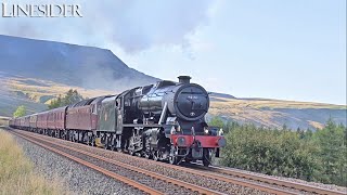Ex-LMS 8F Takes Idle Class 47 & 11 Over Ais Gill