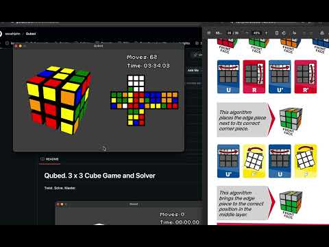 Cross Platform C# Rubik's Cube Solver/Game - Following the Official Guide. Painful.