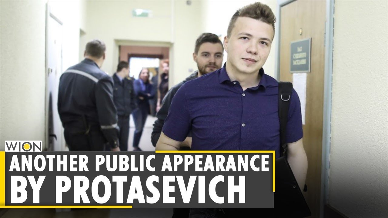 Jailed Belarus journalist makes another public appearance | Protasevich | Latest World English News