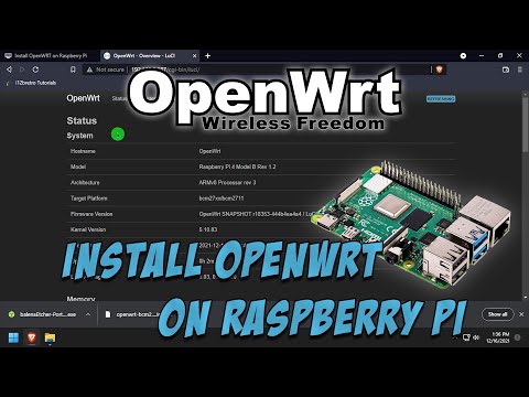Install OpenWRT on Raspberry Pi