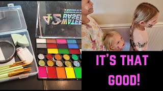 K KERNOWO Face Painting Kit for Kids 42 Colors Water Activated Face Paint Kit Non Toxic  #ad #amazon