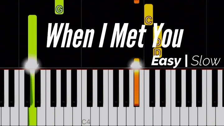 When I Met You - APO Hiking Society | Easy Slow Piano Tutorial - DayDayNews