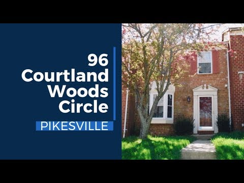 96 Courtland Woods Circle, Pikesville, MD home video tour