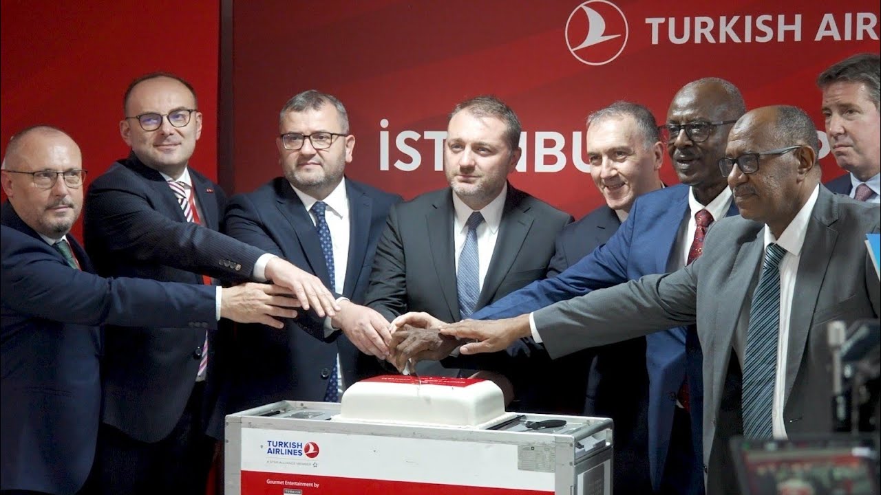 الخطوط الجوية التركية تدشن أولي رحلاتها من اسطنبول الى مطار بورتسودان