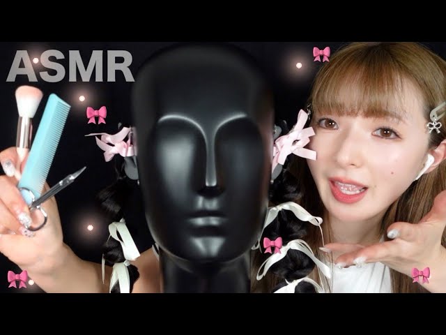 ASMR | 10分で寝れるヘアメイクサロン😴(マッサージ/囁き/マウスサウンド)