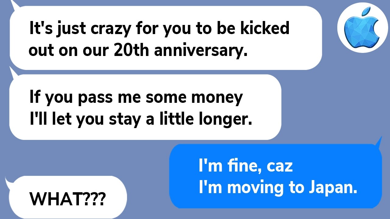 【Apple】My crazy MIL and cheating husband kicked me out on our 20th anniversary but in the end lol...