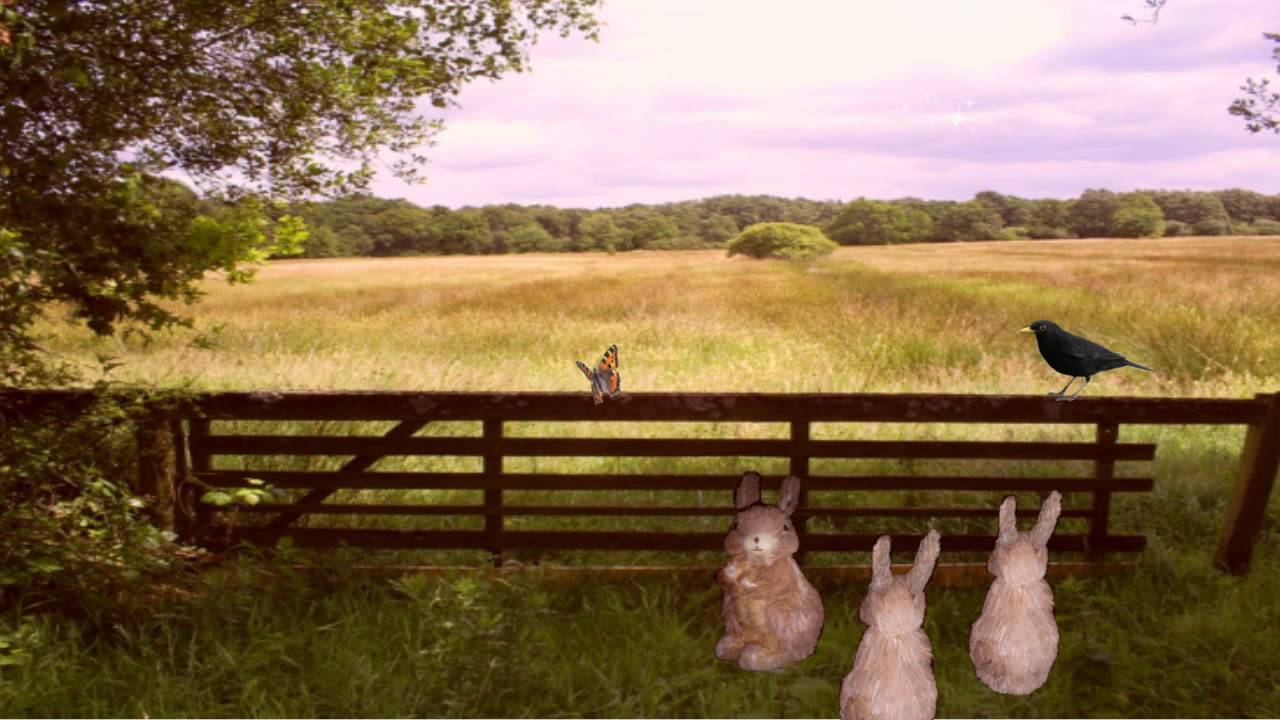 Fiver tells the story of the 'shining wire' from the book Watership Down by Richard Adams.wmv