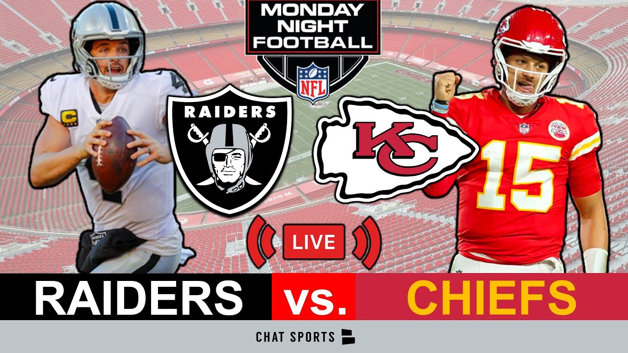Raiders vs. Chiefs Live Streaming Scoreboard, Monday Night Football Free  Play-By-Play