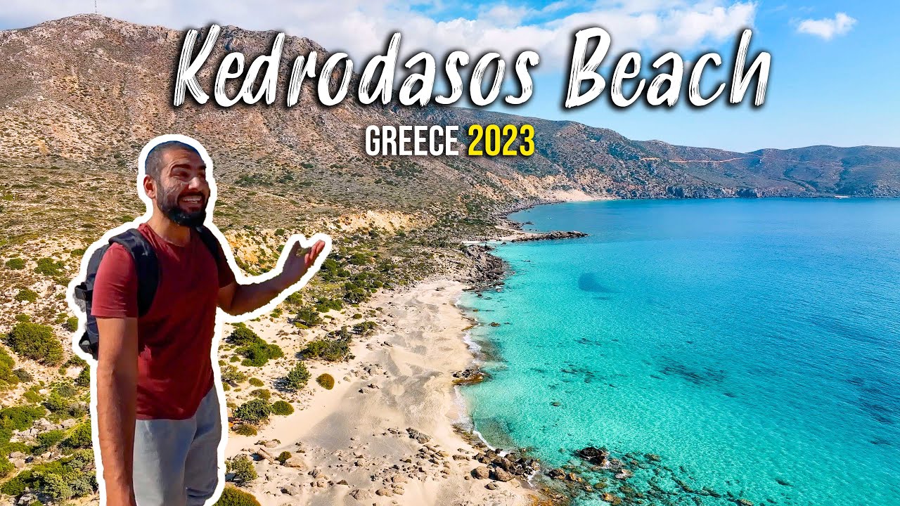 Crete Greece, BETTER than Elafonissi Beach?🤔(kedrodasos beach) and you can walk there!
