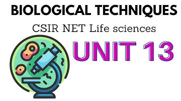 CSIR NET life science unit 13