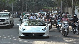 Supercars in India 2023 February (Bangalore) | Lamborghini Aventador, Ferrari F8....