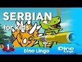 Dino Lingo Serbian for kids language learning, српски - Children learning Serbian language