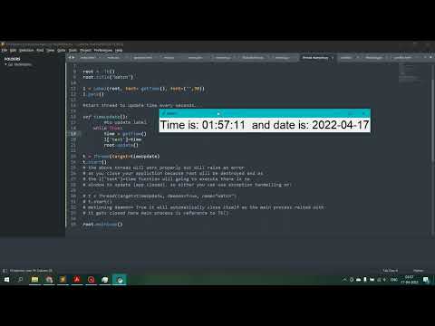 Python threading.. Threads in python.  | daemon=True in thread