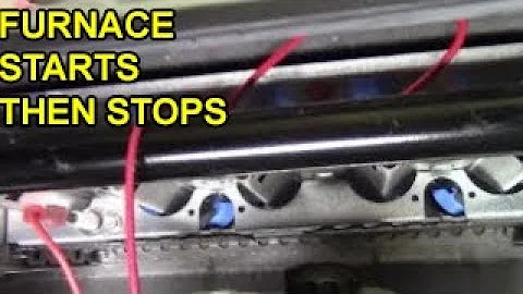 Furnace Starts Then Shuts Off - Flame Sensor? - Clean, Replace for $20