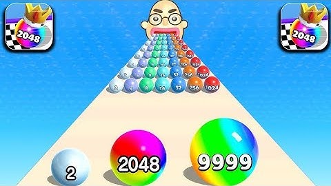 Ball Run 2048 - Gameplay Walkthrough Tutorial Levels (iOS, Android NinjaX YT is live! part - 94