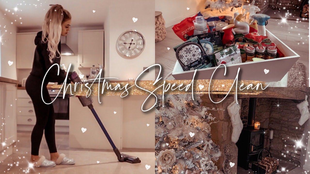 CHRISTMAS SPEED CLEAN: Extreme Cleaning Motivation/Messy House Transformation ✨