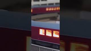 中編2 JR東日本485系お座敷電車やまなみ+せせらぎ JR EAST 485 SERIES TATAMI TRAIN YAMANAMI + SESERAGI n scale ＃Shorts